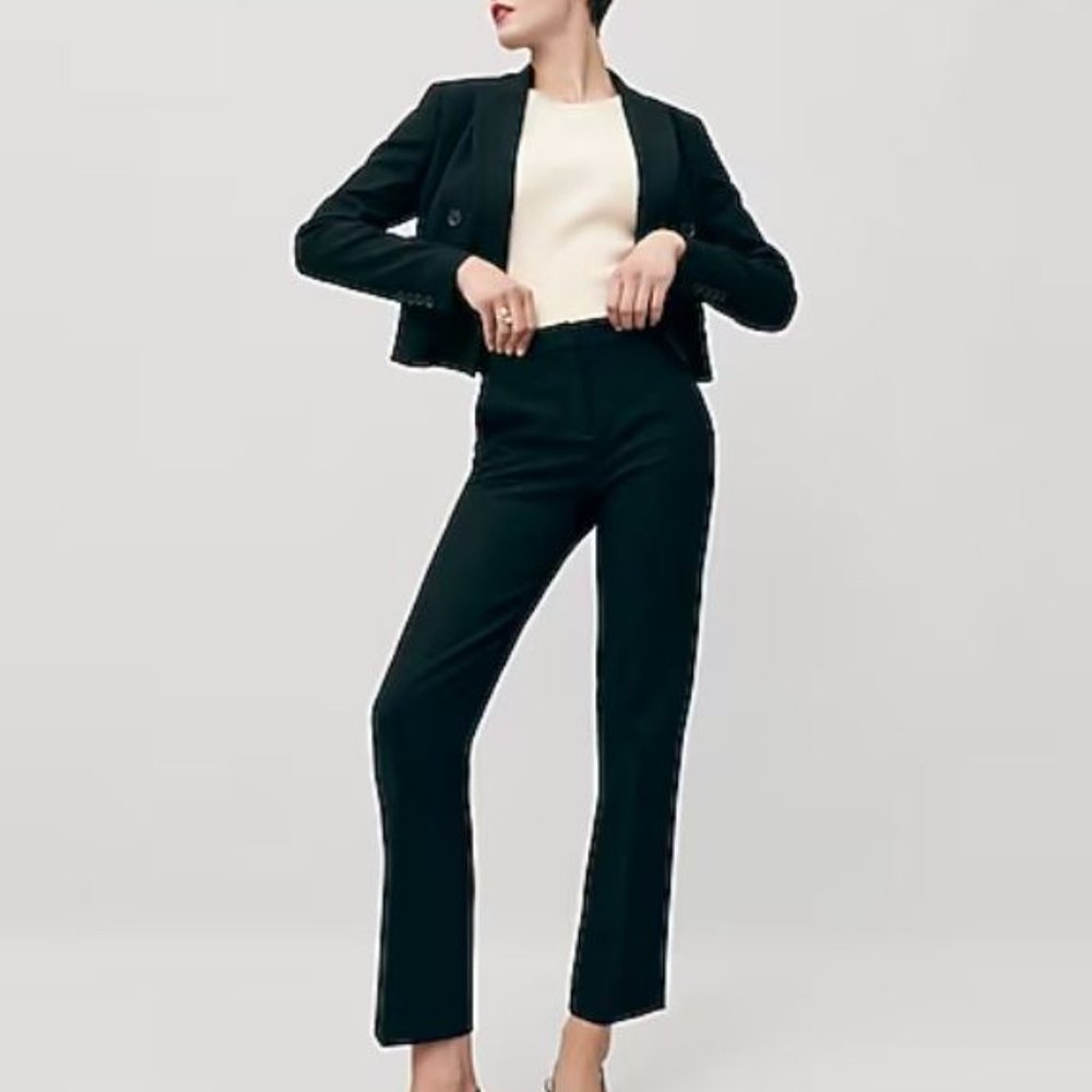 J. Crew Kate Black Pant Four-Season Stretch Size 6 NWT